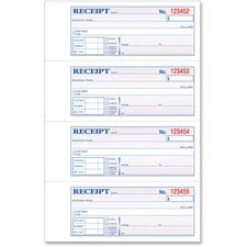 TOPS Money/Rent Receipt Book