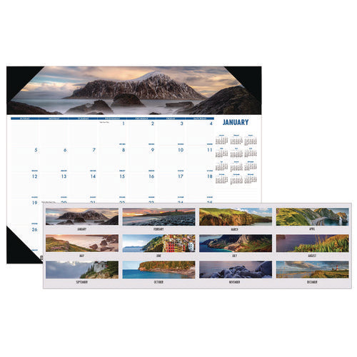 DESK PAD,MNTHLY,COASTLINE