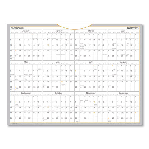 CALENDAR,WALL,DRI ERSE,WH