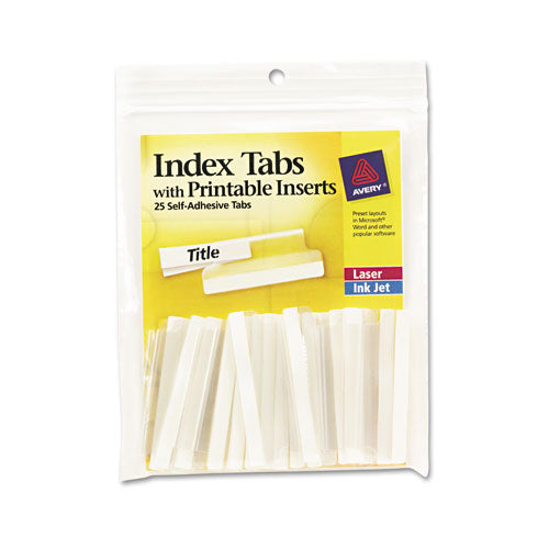 TAB,INDX,2X1/3,25/PK,CLR