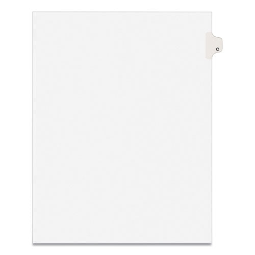 TAB,SIDE,LTR,TAB C,25/PK