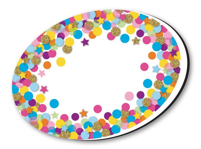 Ashley Confetti Magnetic Whiteboard Dry Erase Eraser (ASH09992)