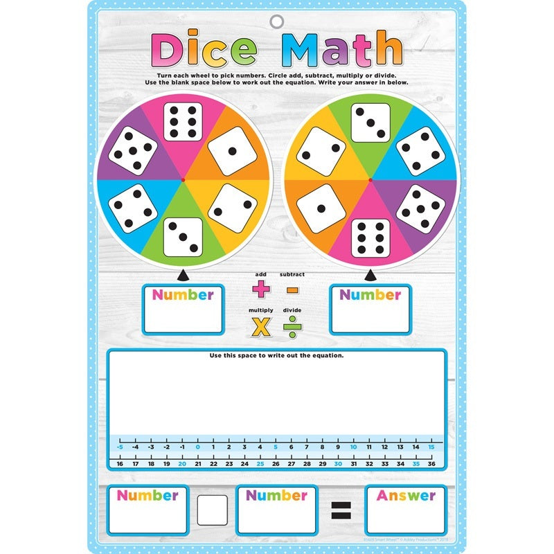 Ashley Smart Poly Smart Wheel Dice Math (ASH91609)