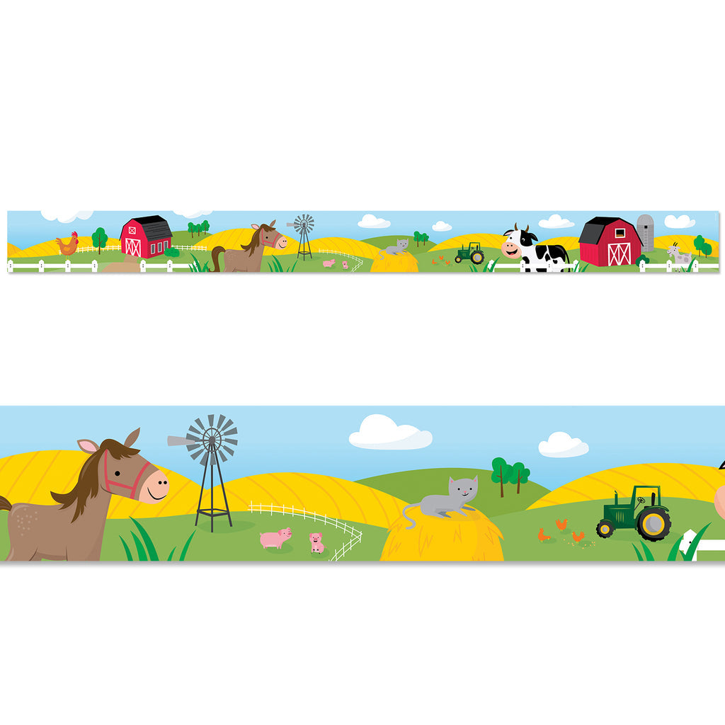 Creative Teaching On The Farm EZ Border (Core Decor) (CTP 10509)