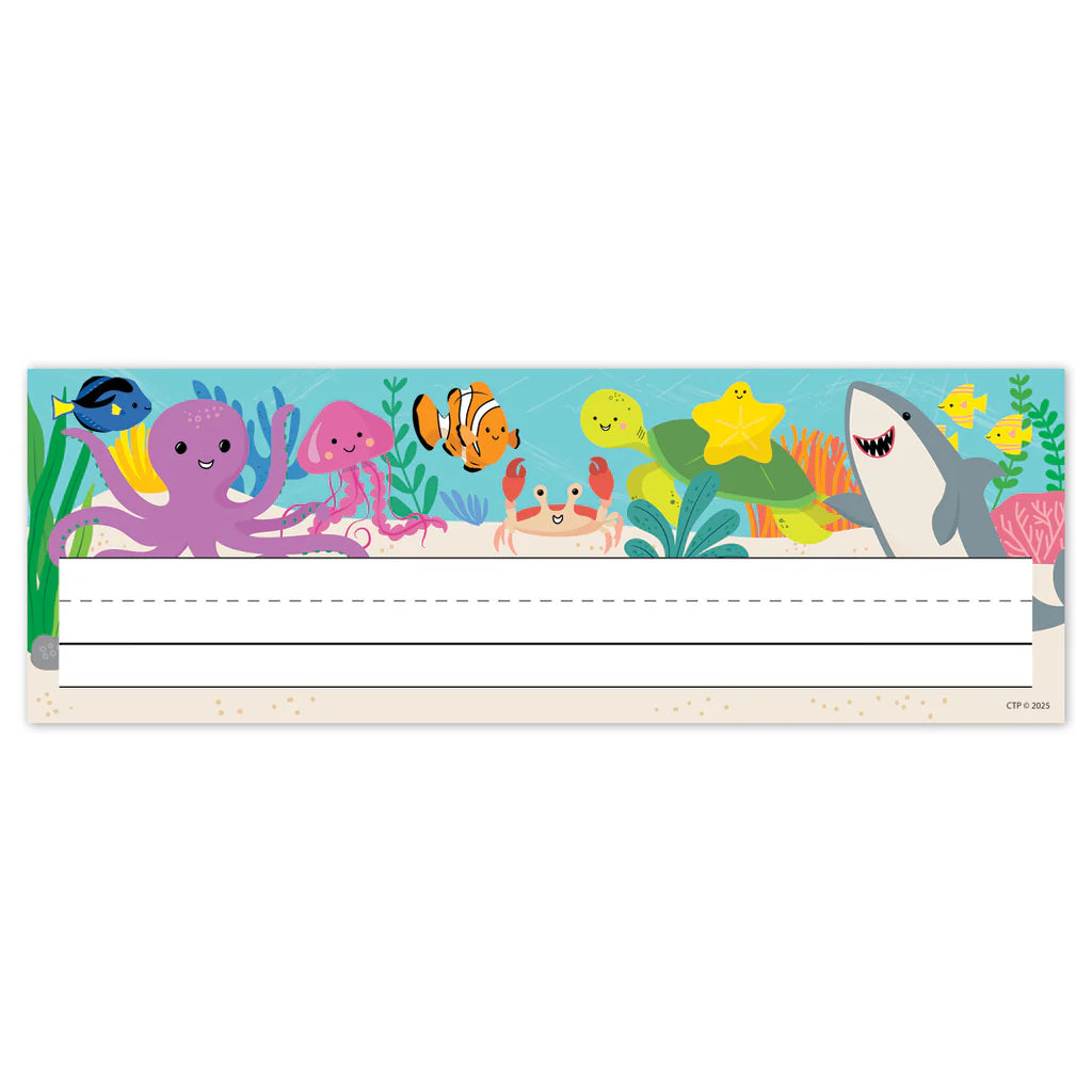 Creative Teaching Press Sea Friends Name Plates (CTP 11028)