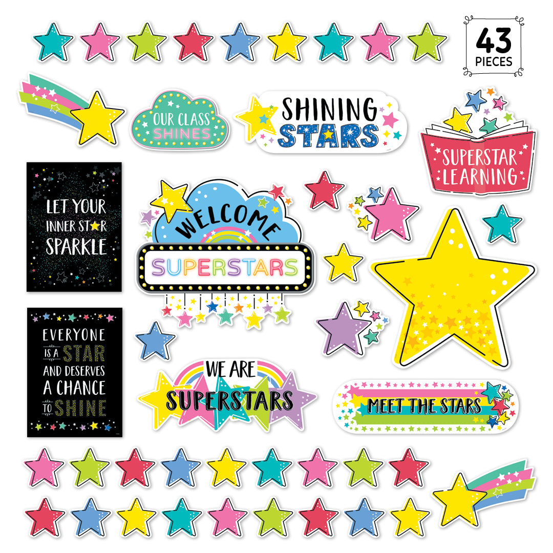CTP Star Bright Shine Bright Bulletin Board (CTP 10918)