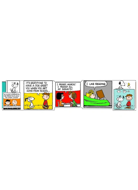 Eureka Peanuts Comic Blocks Deco Trim Extra Wide Die Cut (EU 845072)