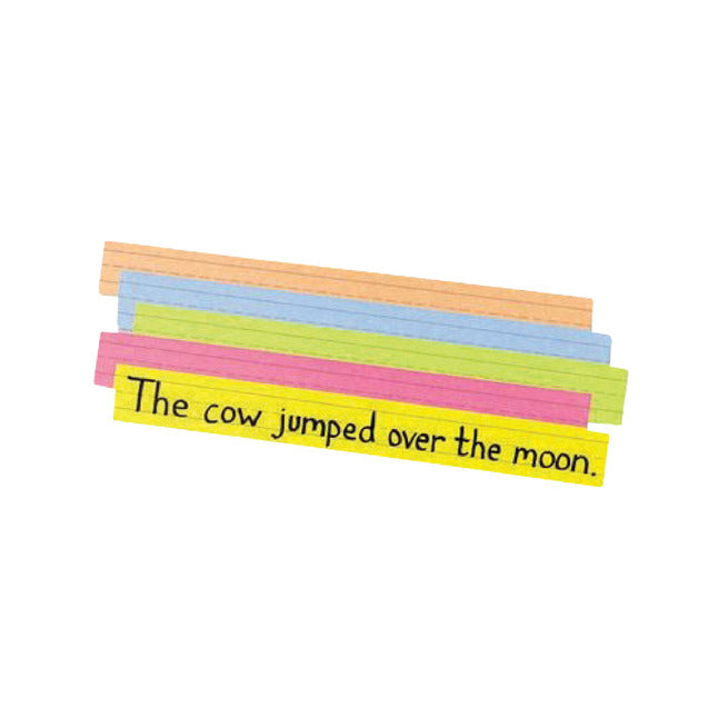 Pacon Sentence Strips, 3 x 24 Inches, Assorted Bright Colors, Pack of 100 (PAC 1733)