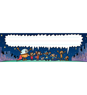 Scholastic Dog Man Desk Name Plates (SC 862616)