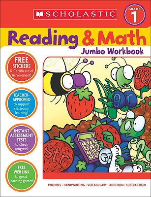 Scholastic Reading & Math Jumbo Workbook Grade 1 (SC 786003)