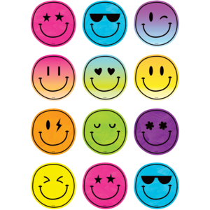 Teacher Created Brights 4Ever Smiley Faces Mini Accents (TCR 6934)