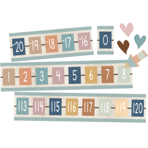 Teacher Created Everyone is Welcome Number Line (-20 to  120) Bulletin Board (TCR 7164)