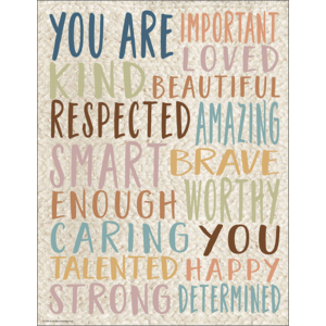 Teacher Created Everyone is Welcome You Are Important Chart, 17" x 22" (TCR 7150)