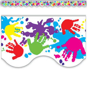 Teacher Created Helping Hands Scalloped Border Trim (TCR4138)