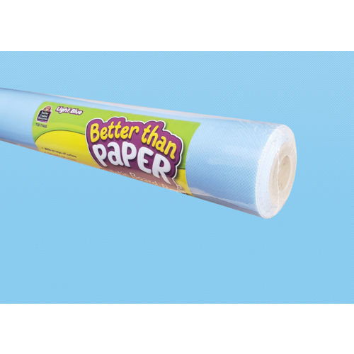 Teacher Created Light Blue Better Than Paper Bulletin Board Roll, 4' x 12' (TCR 77450)