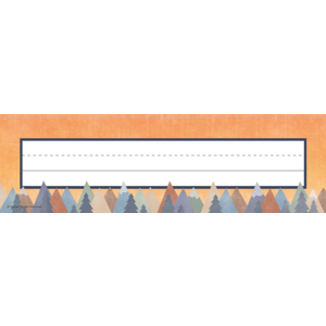 Teacher Created Moving Mountains Flat Name Plates (TCR 9127)