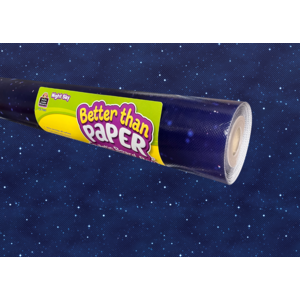 Teacher Created Night Sky Better Than Paper Bulletin Board Roll, 4' x 12' (TCR 77897)
