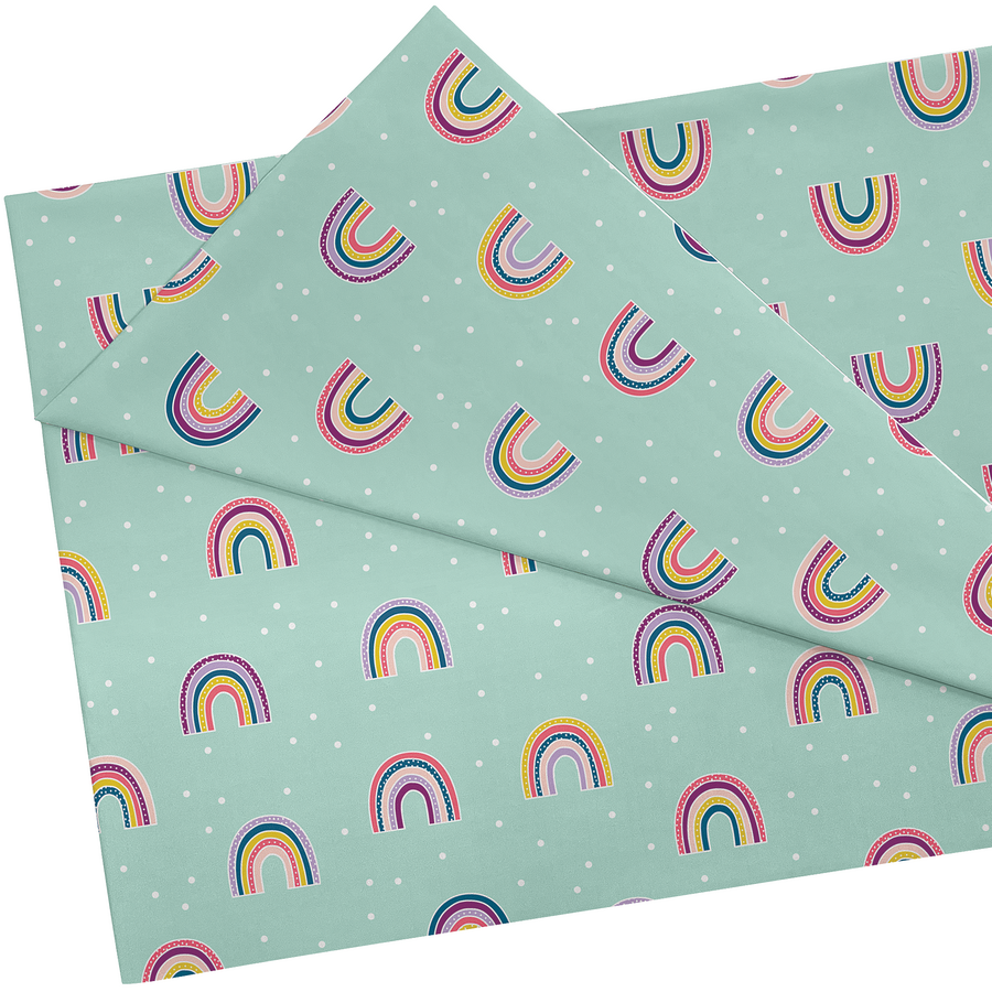 Teacher Created Oh Happy Day Rainbows Creative Class Fabric (TCR 77427)