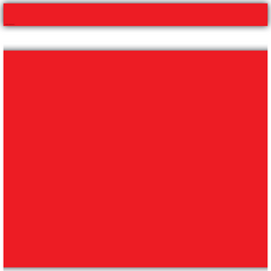 Teacher Created Red Straight Border Trim (TCR5792)