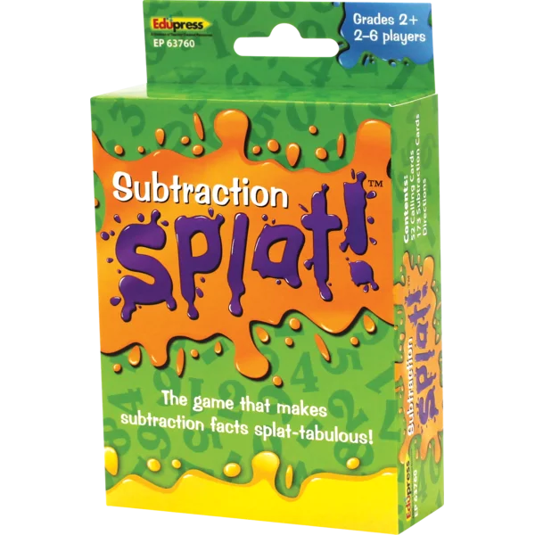 Teacher Created Resources Edupress Splat Game Subtraction (EP 63760)