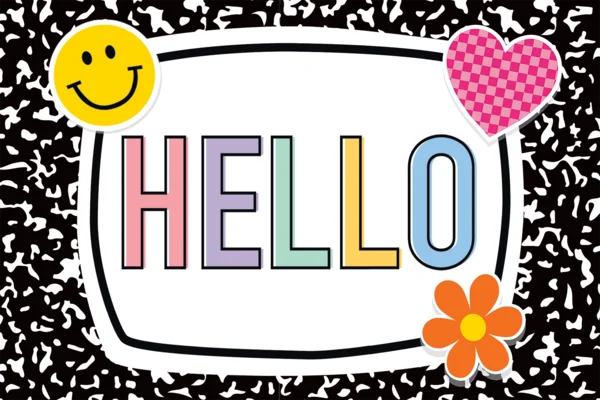 Teacher Created Resources Cool for School Hello Postcards (TCR 9322)