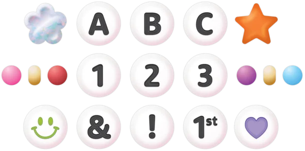 Teacher Created Resources Friendship Beads Circle Letters (TCR 6622)