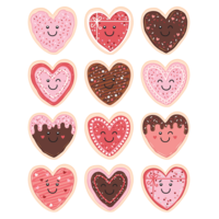 Teacher Created Resources Frosted Heart Cookies Stickers (TCR 6948)