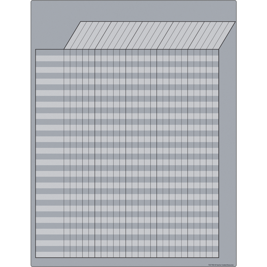 Teacher Created Resources Gray Incentive Write-On/Wipe-Off Chart (TCR 7920)