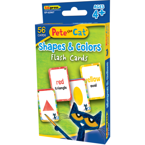 Teacher Created Resources Pete the Cat Shapes & Colors Flash Cards (TCR 62067)