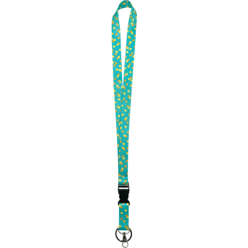 Teacher Created Teal Confetti Lanyard (TCR20349)