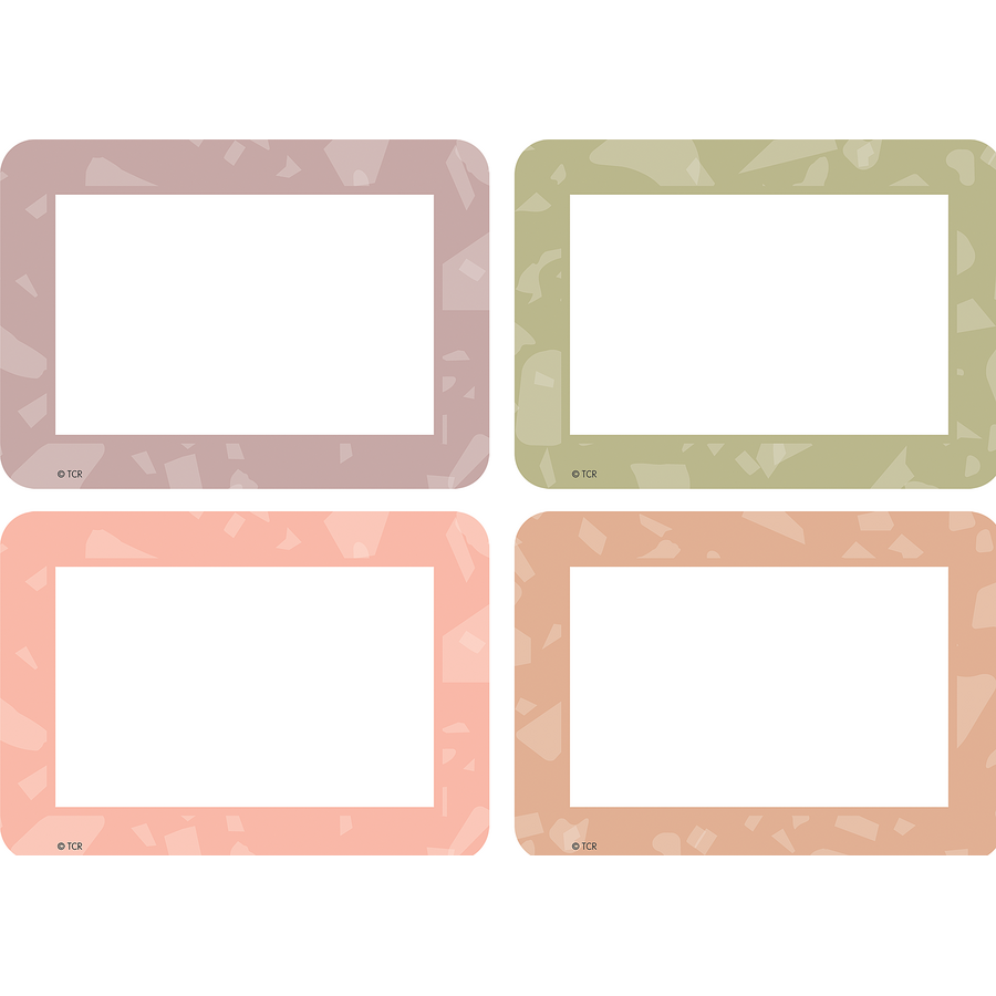 Teacher Created Terrazzo Tones Tags / Labels - Multi-Pack (TCR 7222)