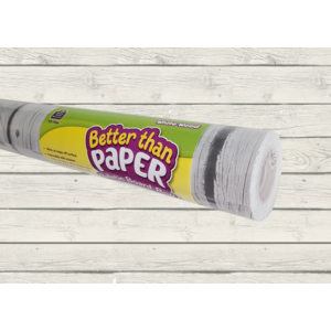 Teacher Created White Wood Better Than Paper Bulletin Board Roll (TCR 77366)