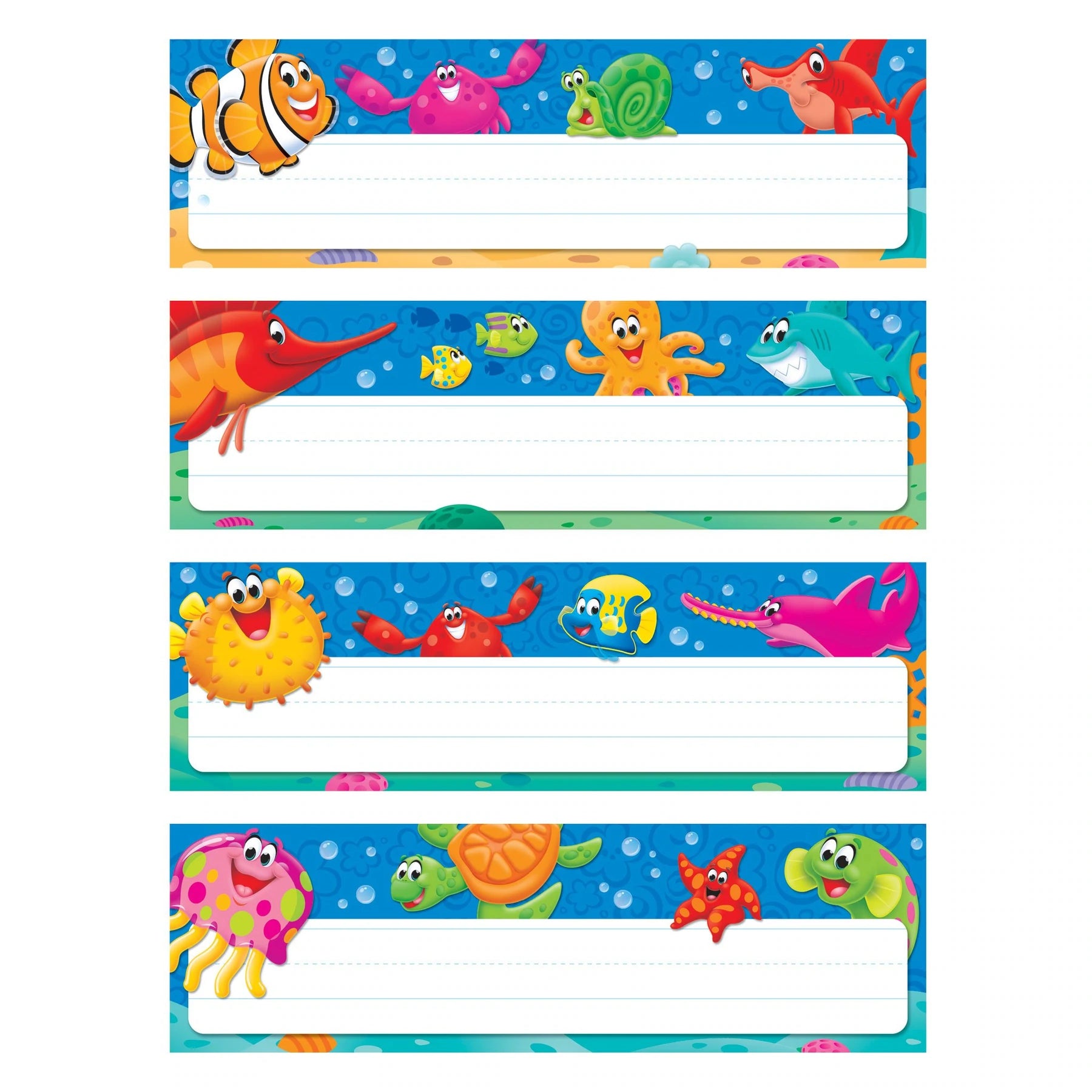 Trend Sea Buddies Desk Toppers Name Plates Variety Pack (T69948)