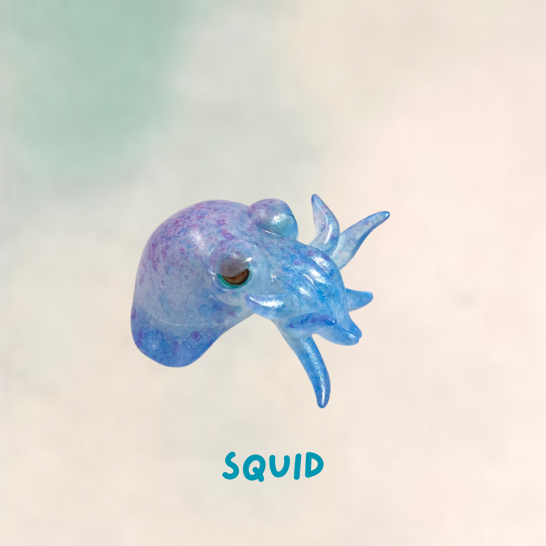 Ahnitol Squid Pen HoldersWhite Squid
