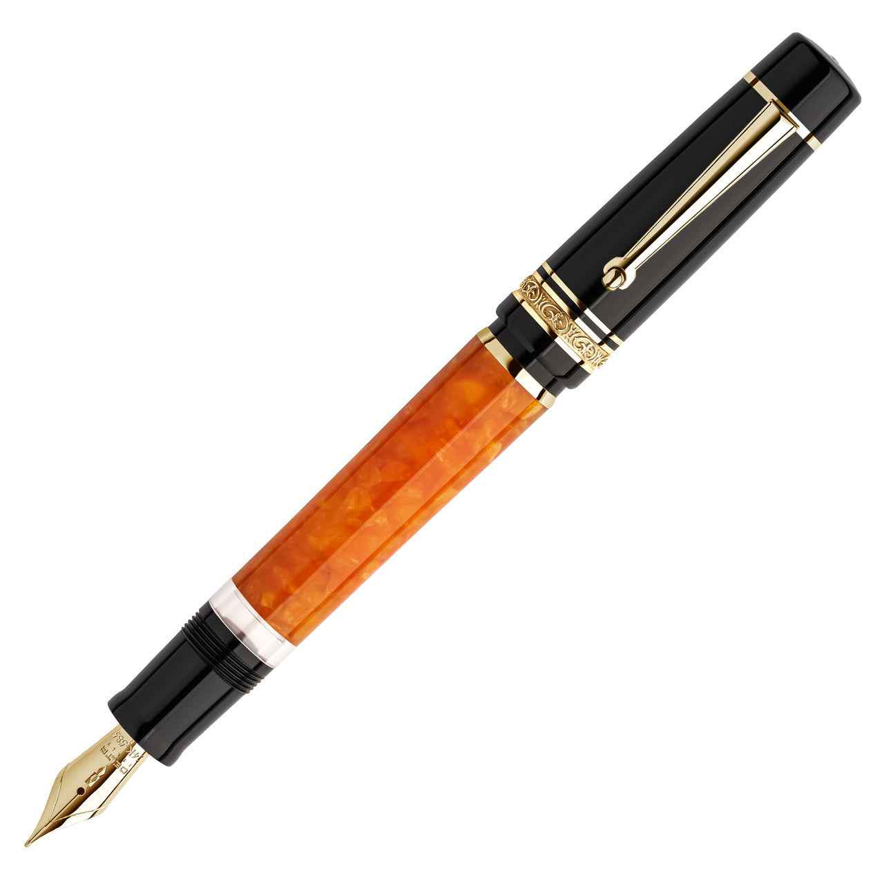 Delta DV Original Mid-Size Fountain Pen (14KT Gold)Extra-Fine