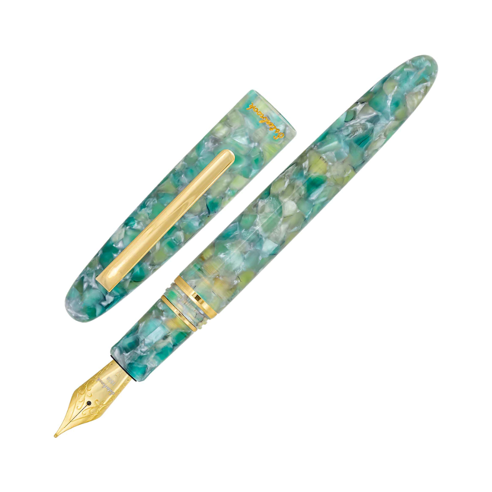 Esterbrook Estie Fountain Pen - Sea Glass with Gold TrimExtra-Fine