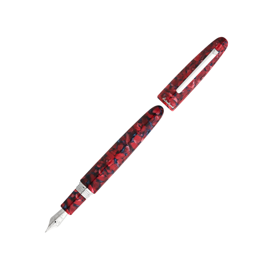Esterbrook Estie Oversized Fountain Pen - Scarlet with Palladium TrimExtra-Fine