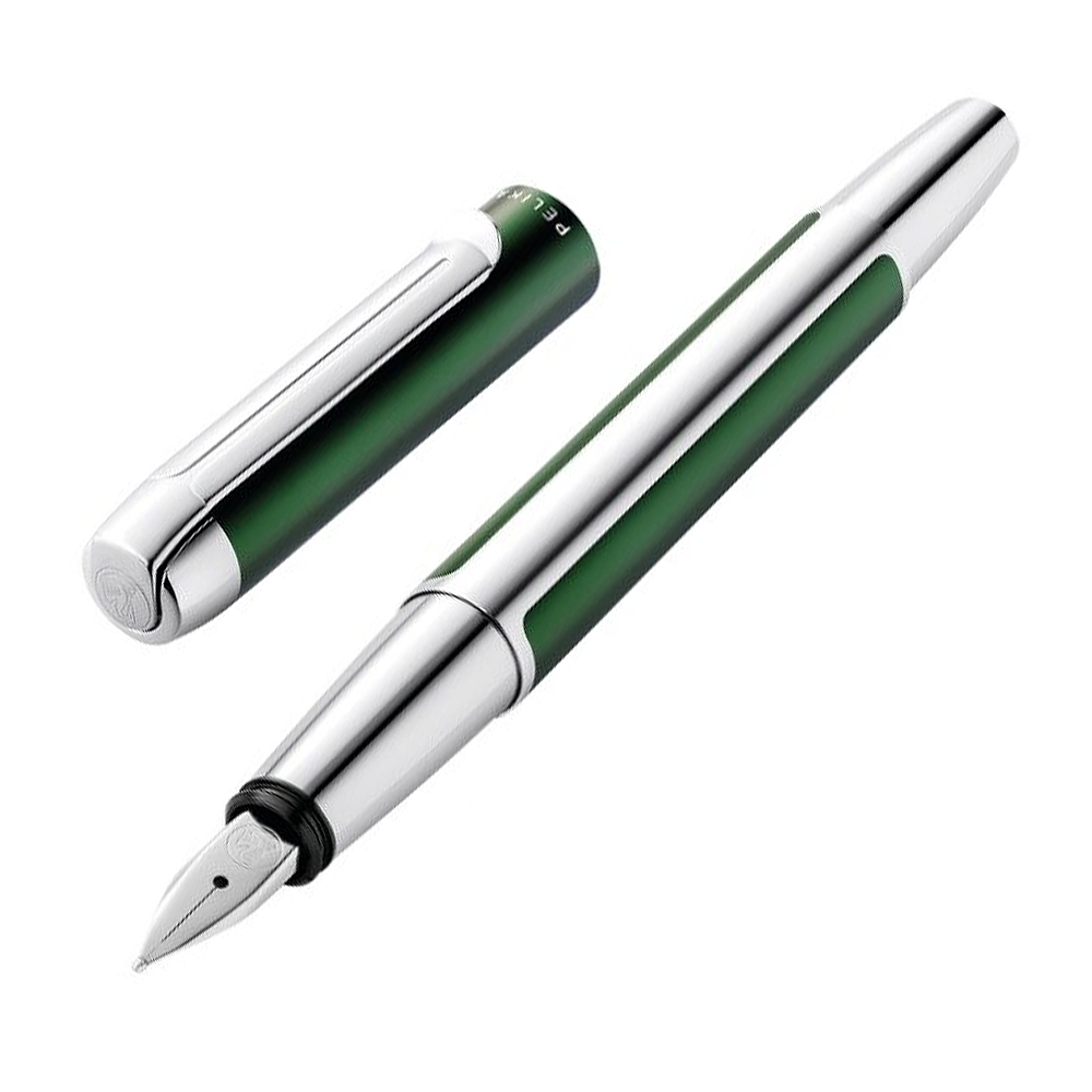 Pelikan Pura 40 Series Fountain Pen - Deep GreenExtra Fine