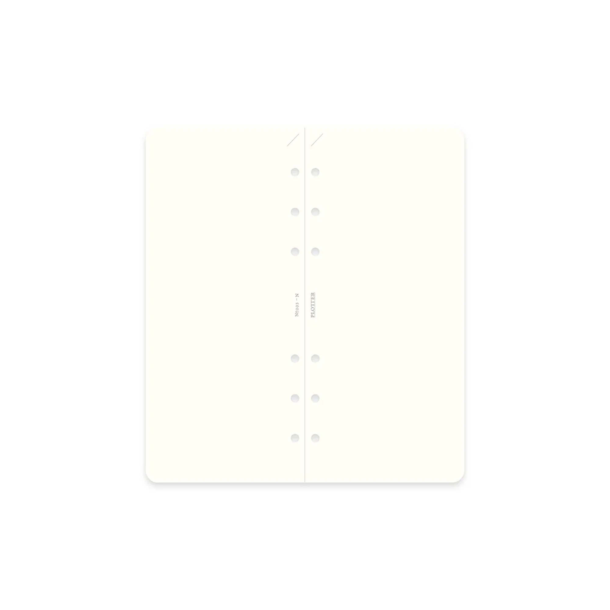 PLOTTER Refill Memo Pad Plain (80 Sheets) - Narrow Size