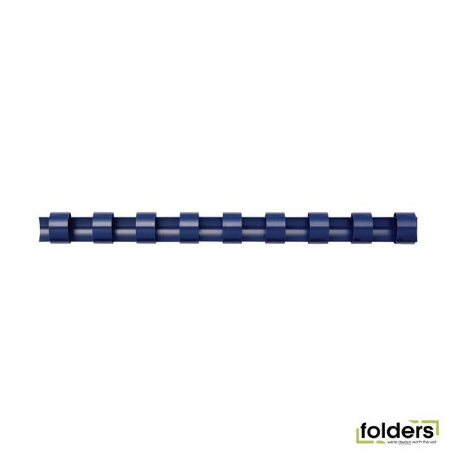 Fellowes Plastic Binding Combs 8mm Blue Pack 100