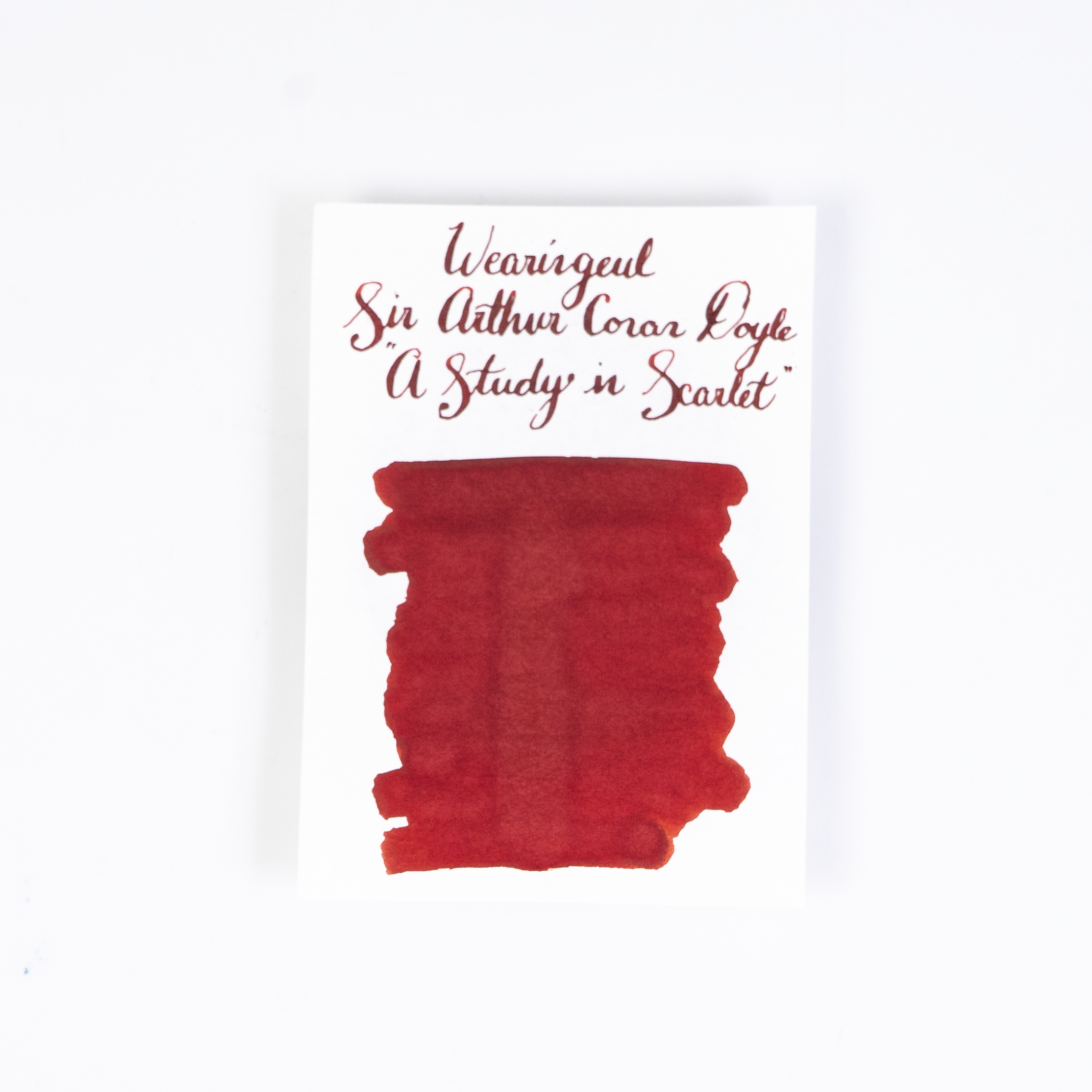 Wearingeul A Study in Scarlet (30ml) Bottled InkRed