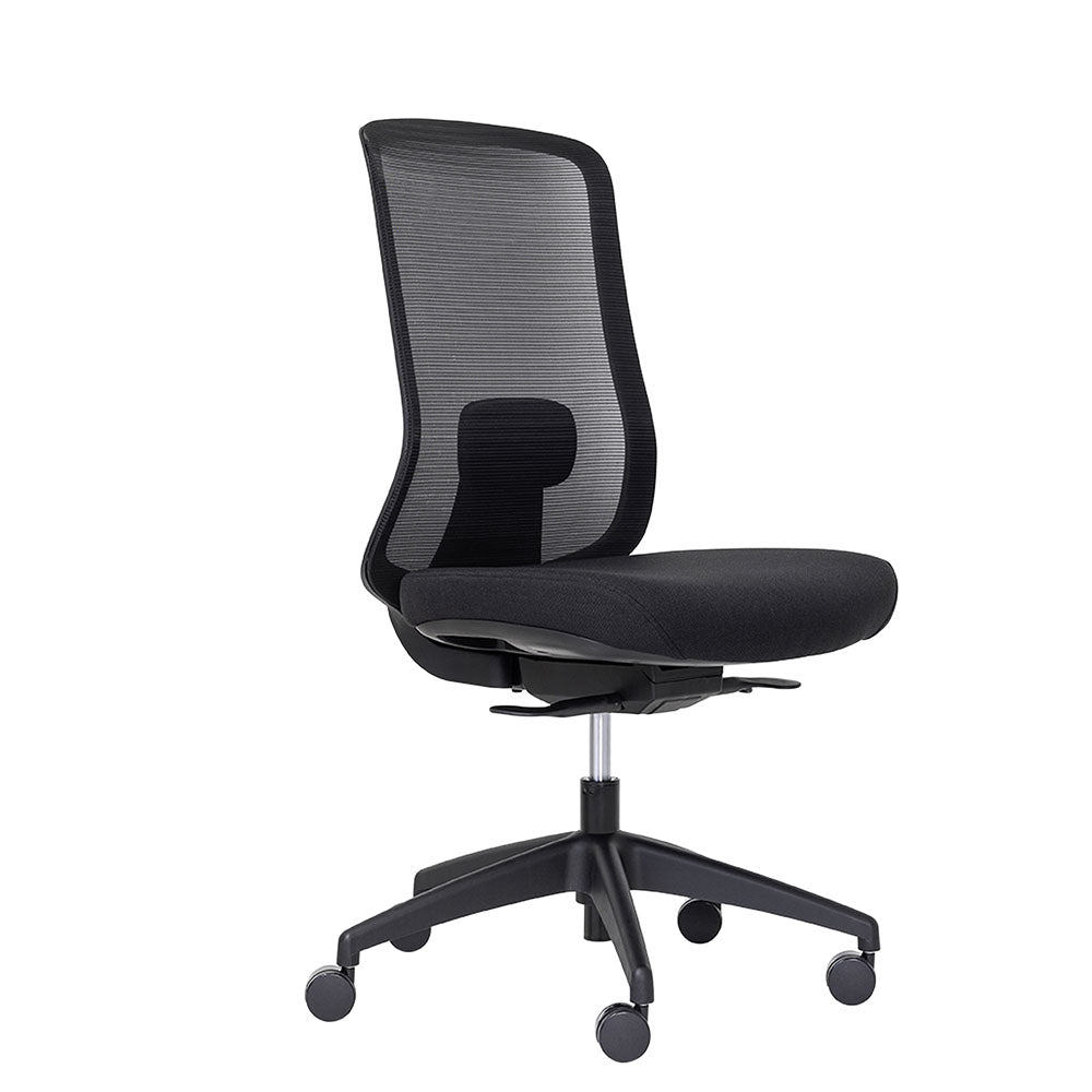 Buro Elan Mesh Back ChairGrey / Without Arms