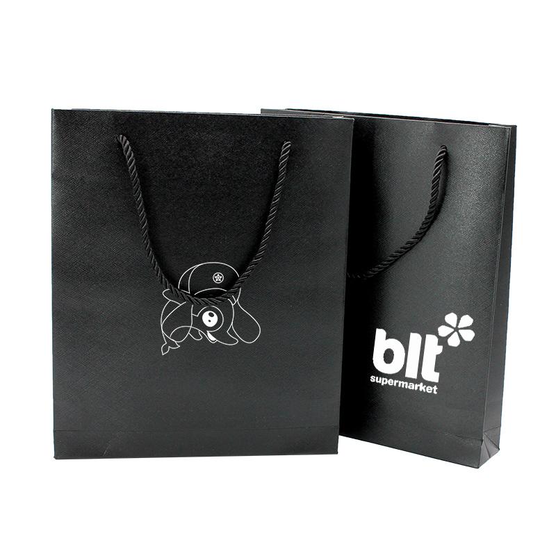 A5 Black Paper Bag500 