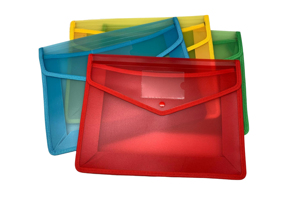 B4 PP Button FileAssorted