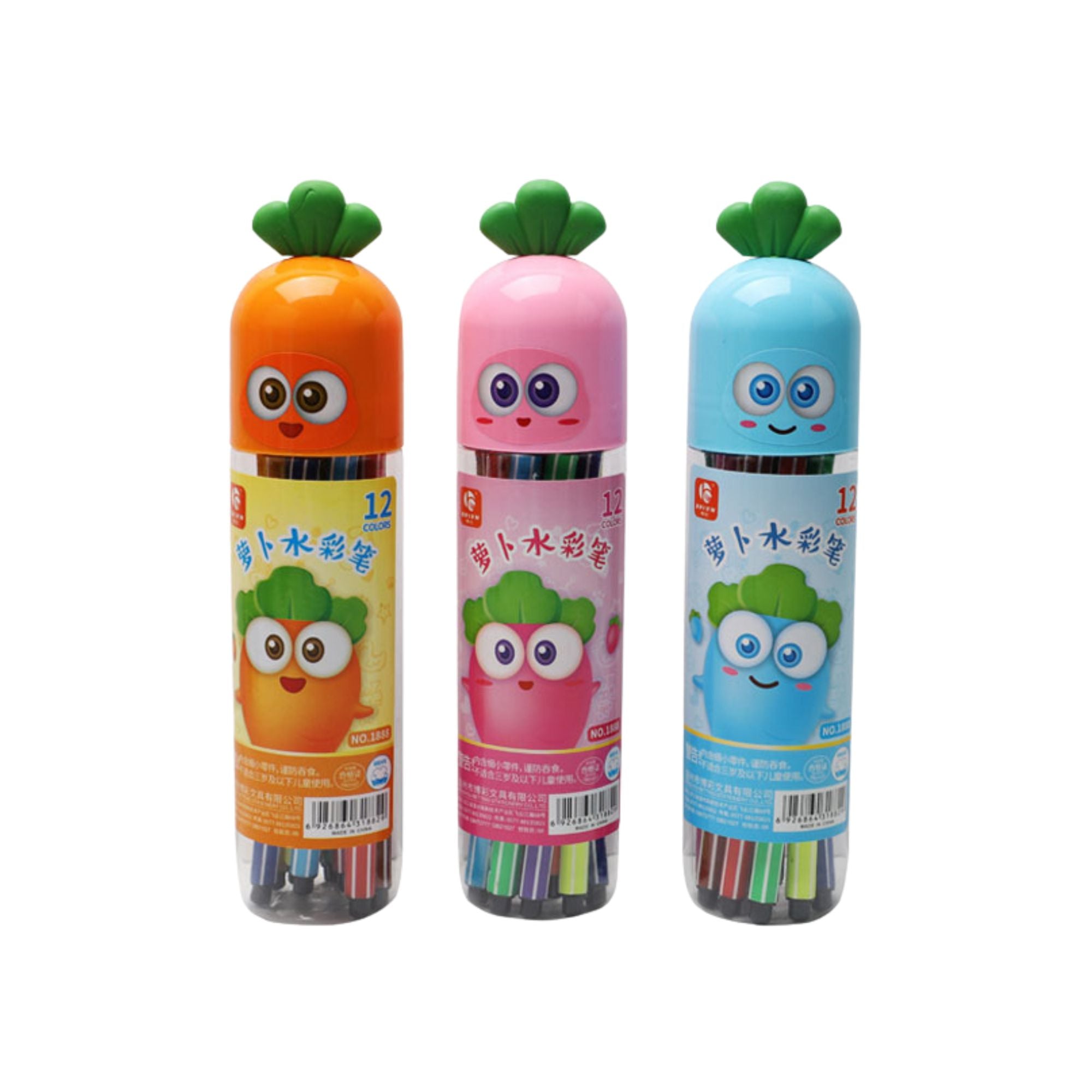 Carrot 12pc Marker Pen
