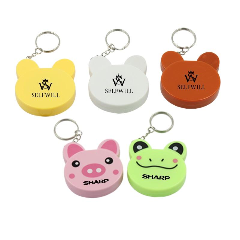 Cartoon Animal Keychain With Tape Measure3000 