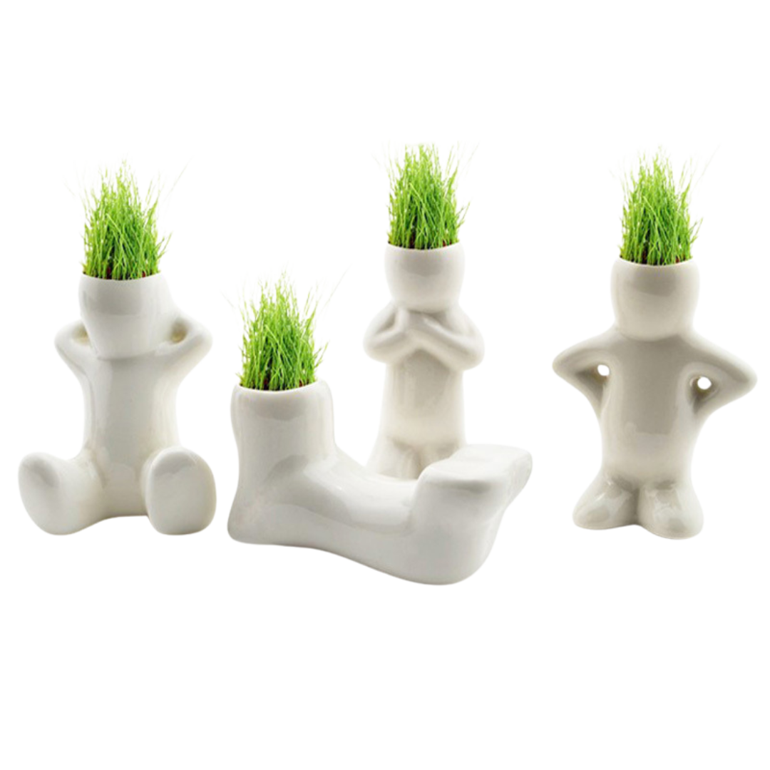 Ceramic Figurine Potted Plant