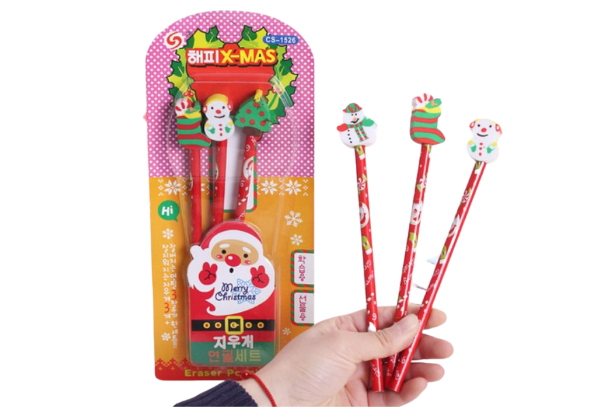 Christmas Theme Pencil SetAssorted