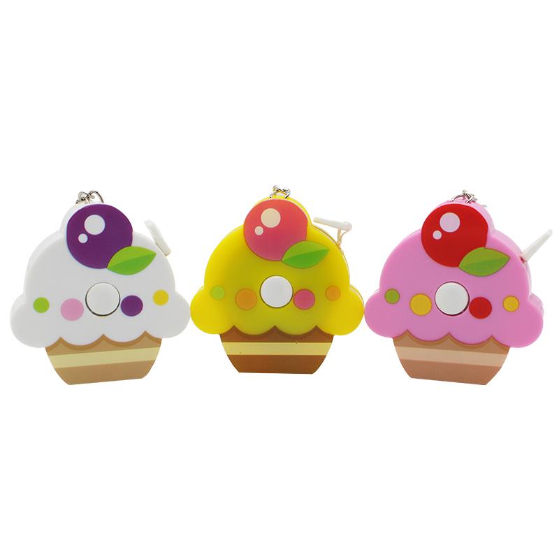 Cupcake Keychain With Tape Measure3000 