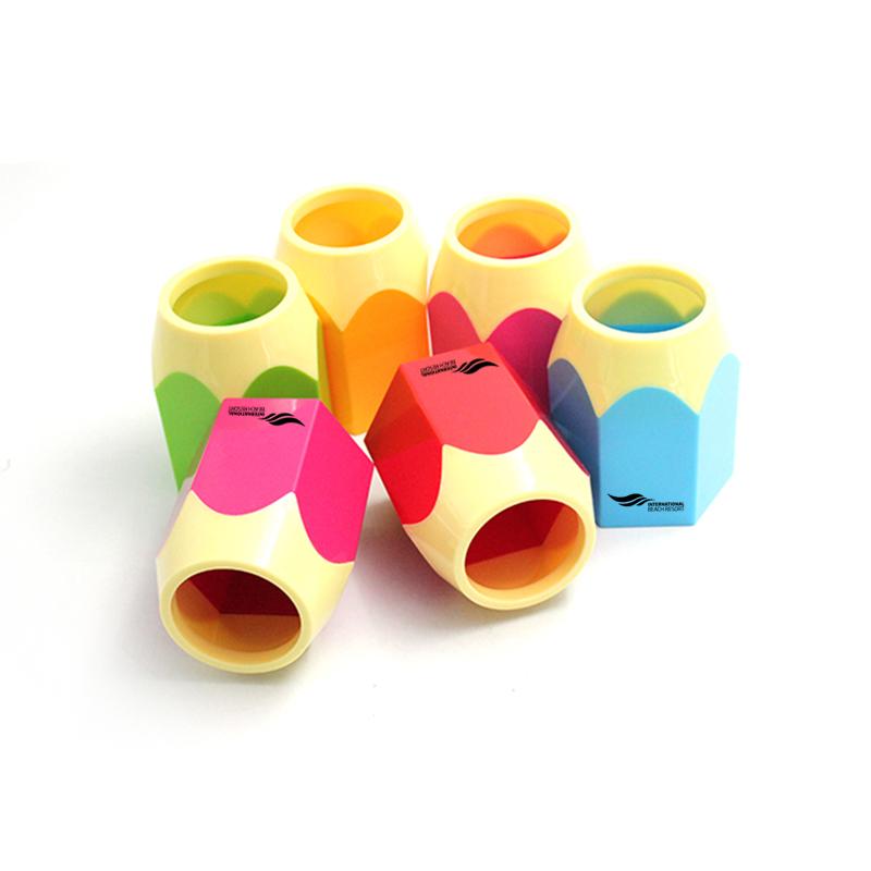 Cute Coloured Plastic Pen Holder500 